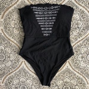 Aerie strapless one piece swimsuit